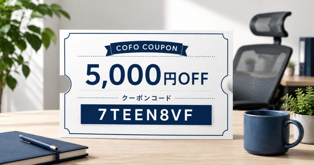 COFOの5,000円OFFクーポンコード【2026年8月最新】